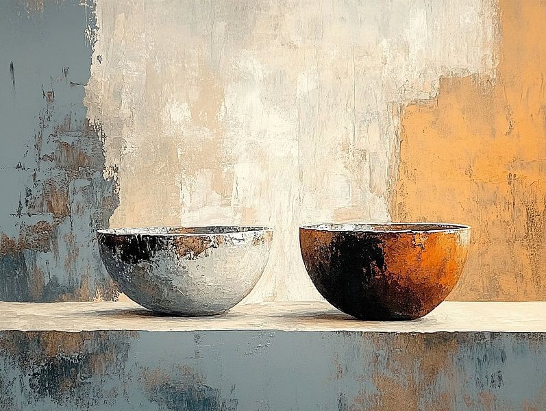 Échos de la simplicité sur toile par Zen et Plus