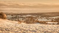Eerste sneeuw in Zuid-Limburg von John Kreukniet Miniaturansicht