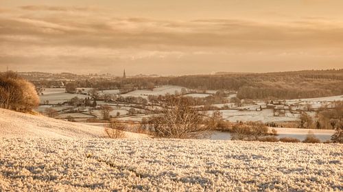 Eerste sneeuw in Zuid-Limburg