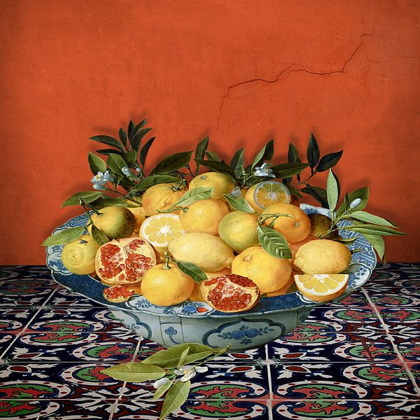 Citrus Fruits - A Still Life par Marja van den Hurk