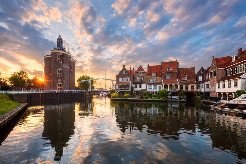 Enkhuizen evening by Pieter Struiksma