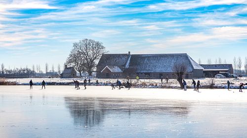 Schaatsen op de Zwaakse Weel