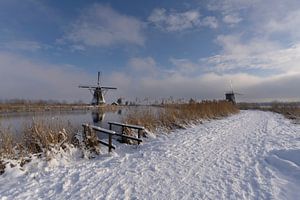 Snow-covered world heritage