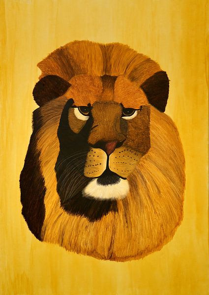Lion Portrait by Iris Heuer