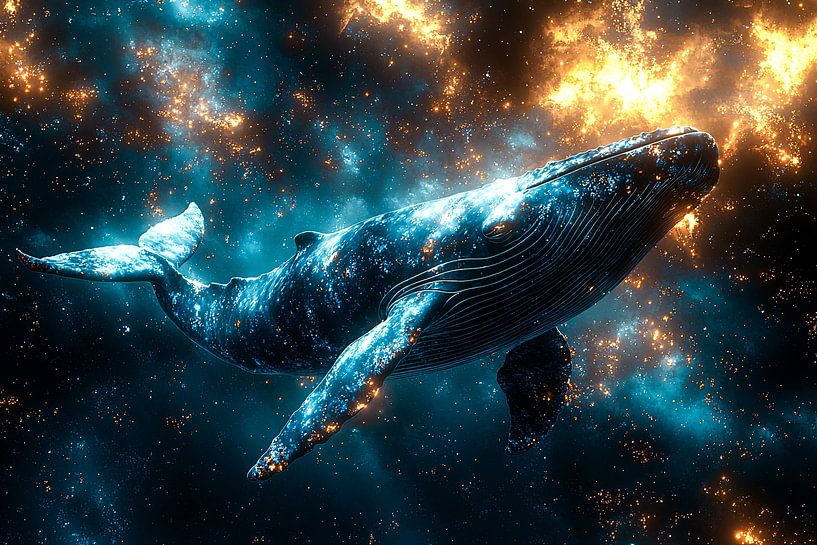 Baleine dans la galaxie par Imperial Art House
