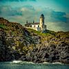 Lighthouse on the Isle of May in Scotland by Ingo Boelter
