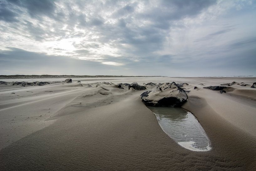 Storm op het strand 06 par Arjen Schippers
