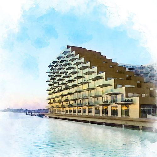 Sluishuis, Amsterdam, Noord-Holland.