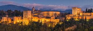 Ein Abend in der Alhambra, Granada, Spanien
