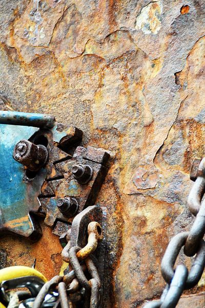 Minimalism Art Photography Rusty Ship Wall by Hendrik-Jan Kornelis