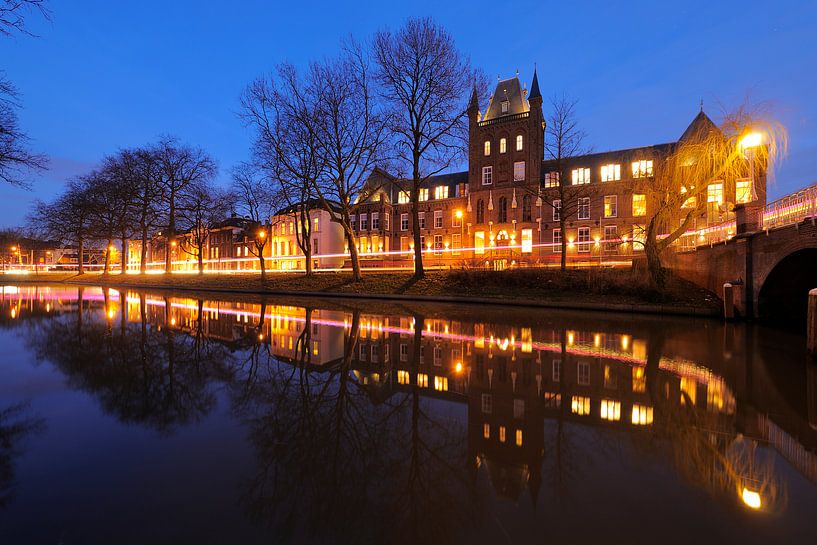 Maliesingel avec la Maison de Hieronymus à Utrecht par Donker Utrecht