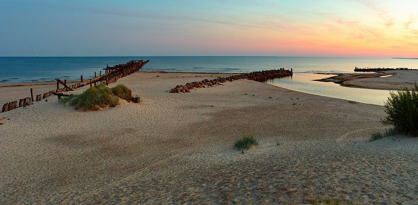 Weinlese-Pier früh am Morgen von Yevgen Belich