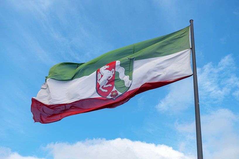 Flag North Rhine-Westphalia by Richard Wareham