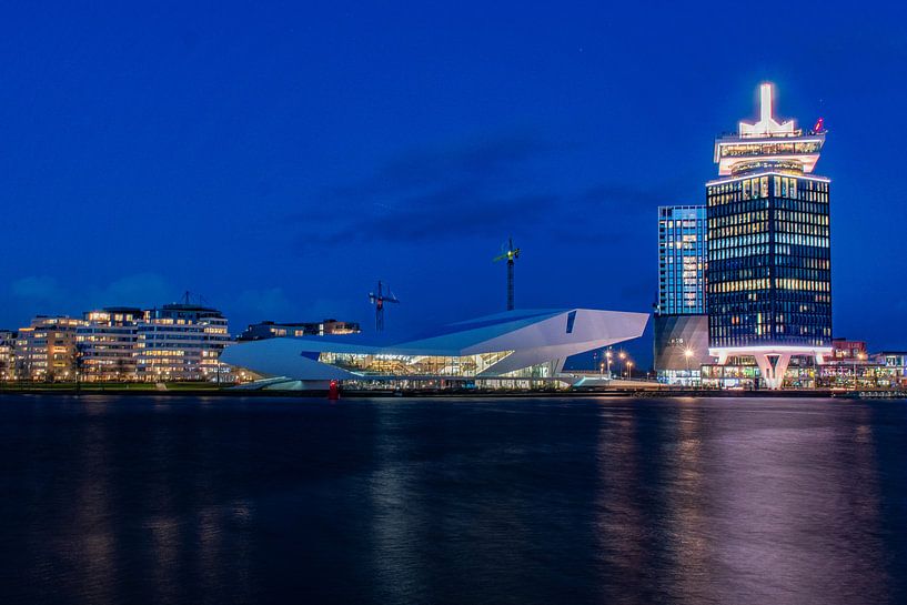 Augenfilmmuseum und A'DAM-Turm, Amsterdam von Aldo Sanso