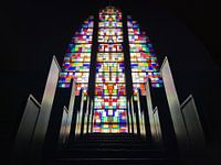 Stained glass window in Groningen