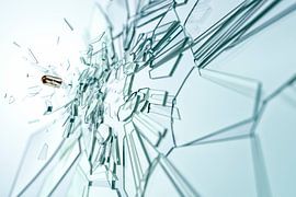 balle endommagée par le verre sur Markus Gann