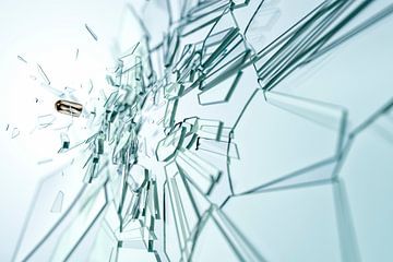 glasbeschädigtes Geschoss von Markus Gann