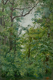 Jozef Hanula – From the Park | Elegant European Landscape Art