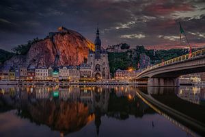 Dinant bei Sonnenuntergang
