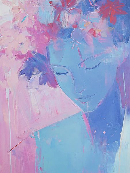 Femme fleur par Zen et Plus