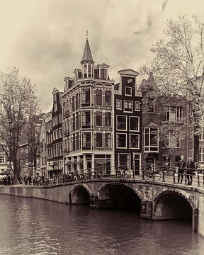 Amsterdams stadsgezicht van Jan van Schooten