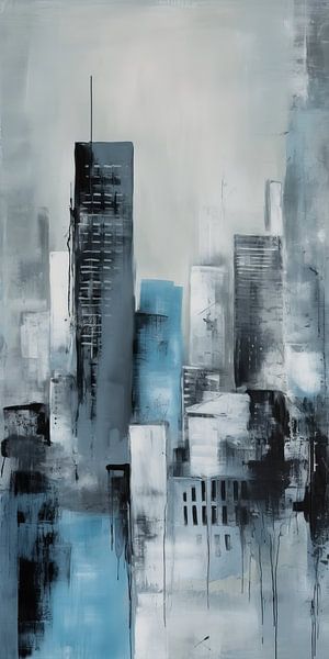 Painting Monochrome Metropolis by Eye catching paintings