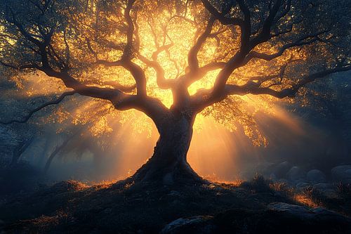 het magische spirituele bos