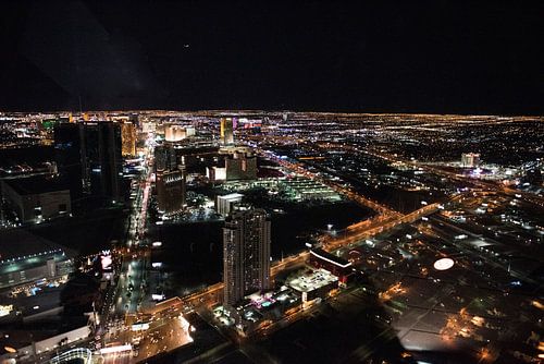 Las Vegas États-Unis dans le noir sur Ingeborg van Bruggen
