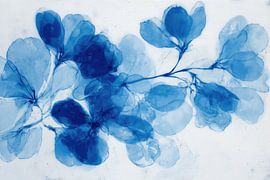 Composition florale en couches sur Chromatic Storm Studio