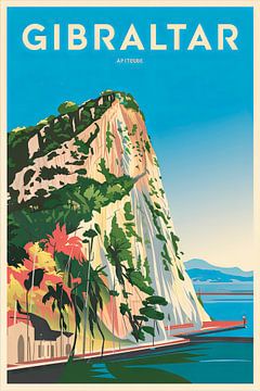 Gibraltar, Verenigd Koninkrijk. van Poster Art Shop