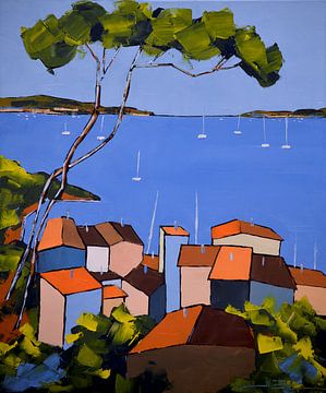Entre ciel d’azur et tuiles brûlantes 
