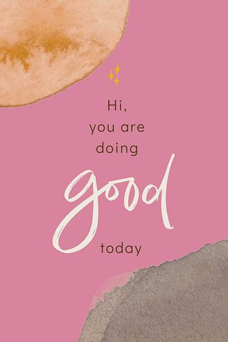 Hi, you are doing good today