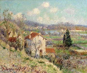 Gustave Loiseau, De Oise-vallei, omgeving van Pontoise, 1905 van Atelier Liesjes