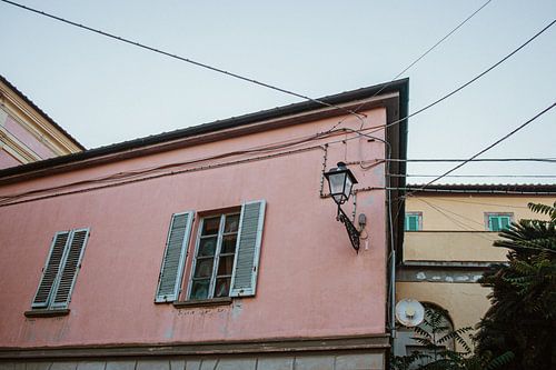 Pastel colors of Elba, Italy