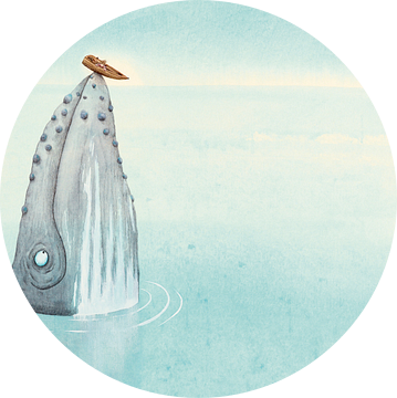 Een bultrug op zee van Marieke Nelissen