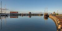 De haven  van Hindeloopen op een stille winterdag van Harrie Muis thumbnail