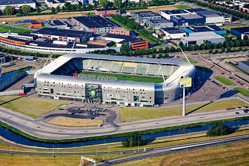Aerial view ADO Stadium in The Hague by Anton de Zeeuw