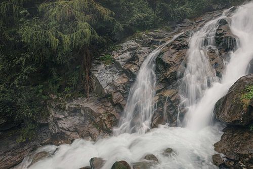 La chute de la cascade de Stuiben
