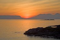Camusdarach strand kustlijn, Arisaig, Lochaber, Schotland, UK. van Arch White thumbnail