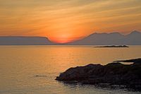 Camusdarach strand kustlijn, Arisaig, Lochaber, Schotland, UK.
