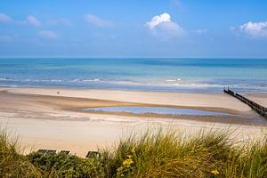 Ein ruhiger Sommermorgen am Strand von Domburg