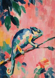 Chameleon on an exotic branch by Niklas Maximilian