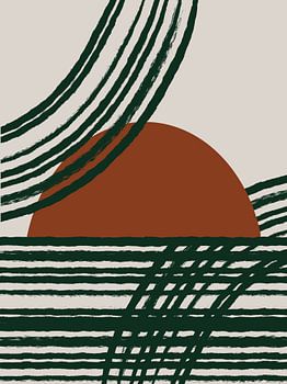 Zonsopkomst - Moderne abstracte vormen