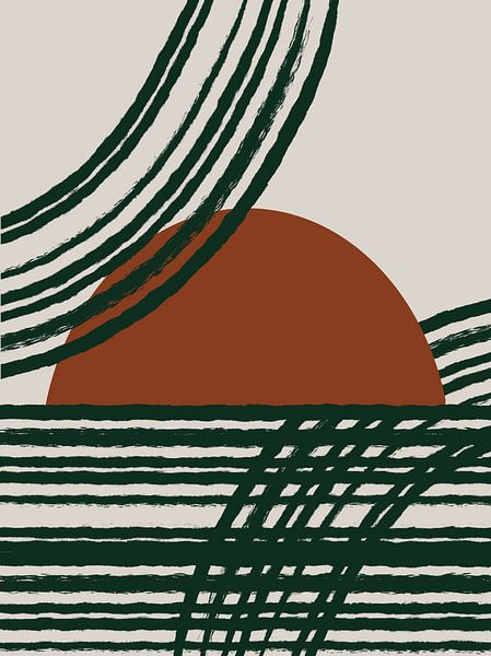 Sunrise - Modern abstract shapes by Studio Malabar