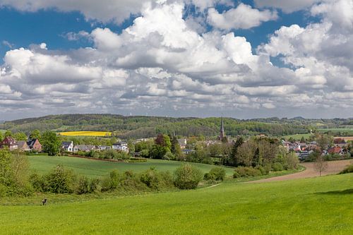 Vanaf de Vaalserberg,  Zuid-Limburg