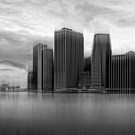 Skyline de la ville de New York sur Wim Schuurmans