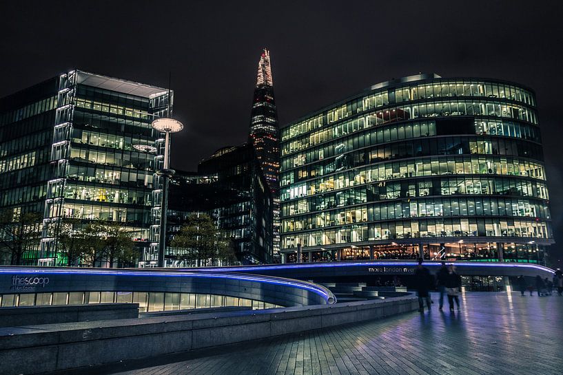 Offices by Night by Frans Janssen