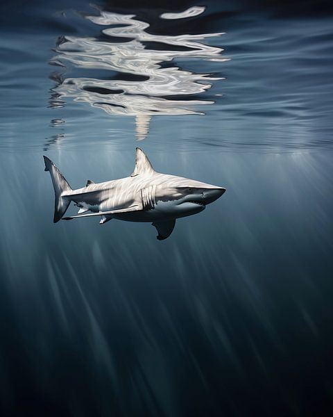 Unter Wasser von fernlichtsicht