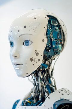 Robot portret van Poster Art Shop
