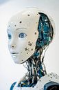 Robot portret van Poster Art Shop thumbnail